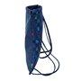 Sac à dos serré par des ficelles Benetton Damero Blue marine 35 x 40 x 1 cm