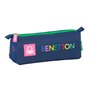 Fourre-tout Benetton Damero Blue marine 21 x 8 x 7 cm