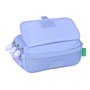 Trousse Fourre-Tout Triple Benetton Lila Lila 21,5 x 10 x 8 cm
