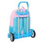 Cartable à roulettes Benetton Unique Rose Turquoise 30 x 46 x 14 cm