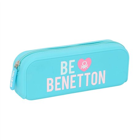 Fourre-tout Benetton Unique Rose Turquoise 18.5 x 7.5 x 5.5 cm