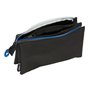 Trousse Fourre-Tout Triple Kelme Jet black Noir 22 x 12 x 3 cm