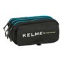 Trousse Fourre-Tout Triple Kelme Iron Noir 21,5 x 10 x 8 cm