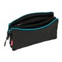 Trousse Fourre-Tout Triple Kelme Iron Noir 22 x 12 x 3 cm