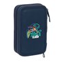 Trousse Scolaire avec Accessoires El Niño Kook Blue marine 12,5 x 19,5 x 4 cm 29 Pièces