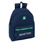 Cartable Benetton Green Blue marine 33 x 42 x 15 cm