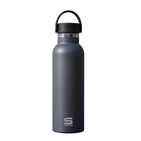 Bouteille Thermique Safta Antracita Anthracite Silicone Acier inoxydable