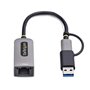 Câble USB Startech C21GA-USB-ETHERNET Gris