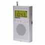 Radio numérique portable Sanyo Argenté AM/FM