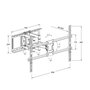 Support de TV TM Electron 45 kg
