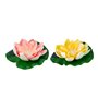 Plante décorative Lifetime ø 17,5 x 6 cm Plastique Fleur de Lotus Fleur