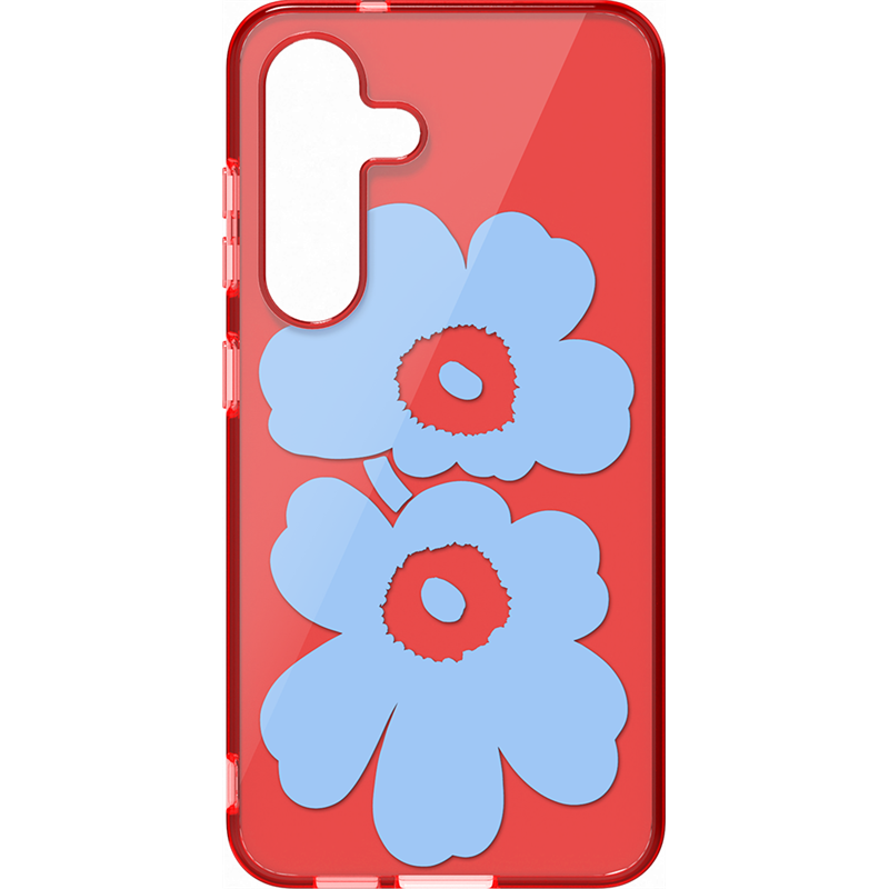 Image secondaire de la Coque Samsung Galaxy S25 Unikko 'Marimekko' Designed for Samsung Rouge Samsung