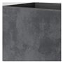 Pot de fleur Cube - DEROMA - Millennium R - Anthracite - A réserve d'eau-  39 cm