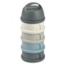 Boîte doseuse BEABA - 4 compartiments - mineral grey / blue