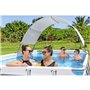 BESTWAY - Auvent pour piscine ovale et rectangulaire