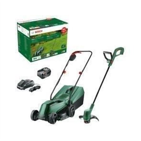 Bosch Pack 18V Tondeuse EasyMower + EasyGrassCut + x1 Batterie 4,0 Ah et Chargeur