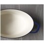 Cocotte fonte massive - GSW - BLUE MAGIC - 33 x 25 cm - Ovale - Induction - Bleu