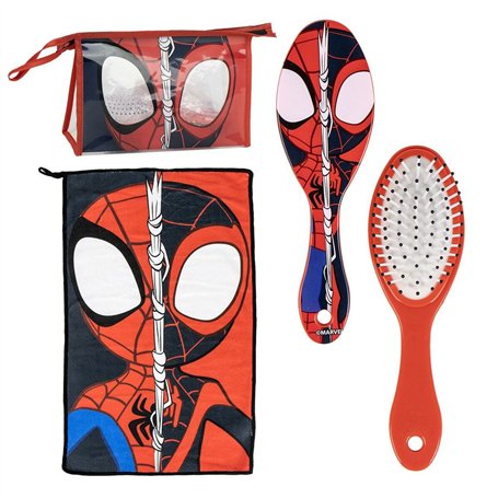 Trousse de Toilette avec Accessoires Spidey Rouge 23 x 15 x 8 cm