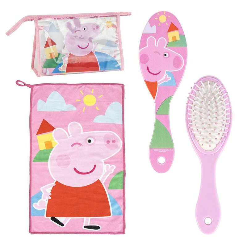 Trousse de Toilette avec Accessoires Peppa Pig Rose 23 x 15 x 8 cm