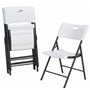Chaise Pliante Lifetime Blanc 4 Unités 50 x 58 x 83 cm