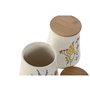 Boîte Home ESPRIT Multicouleur Fleurs Shabby Chic (2 Unités)