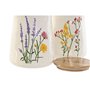 Boîte Home ESPRIT Multicouleur Fleurs Shabby Chic (2 Unités)