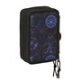 Trousse Scolaire avec Accessoires Spider-Man Attack Noir 12,5 x 19,5 x 5,5 cm 37 Pièces