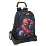 Cartable à roulettes Spider-Man Attack Noir 32 x 44 x 16 cm