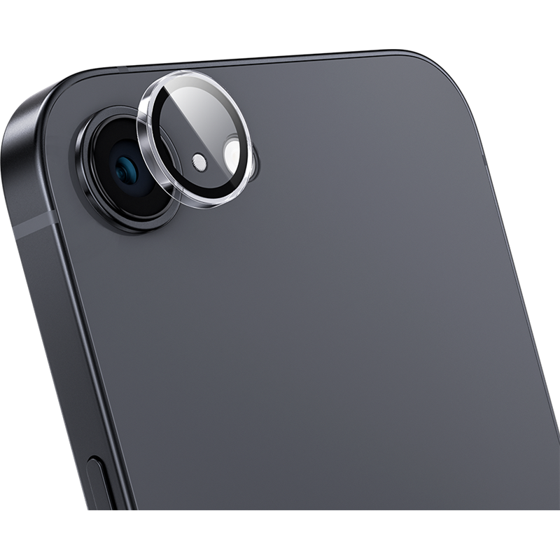 Protège lentilles iPhone 16e x1 Verre trempé Transparent + Garantie à vie - Certifié GRS Force Glass