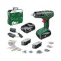 Perceuse visseuse Bosch EasyDrill 18V 40 + 2 batteries 18V 1,5Ah + Systembox avec 241 Accessoires + chargeur AL1810CV 06039D8007