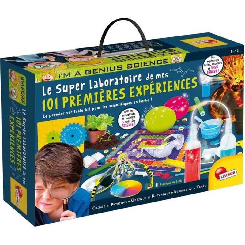 Le super laboratoire de mes 101 premières expériences - Kit Scientifique - I'M A GENIUS