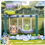 Aire de jeu - BLUEY - Bingo et Bébé Tortue - Mini parc - Balançoires incluses