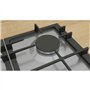 Table de cuisson a gaz - BOSCH Série 6 - 4 foyers - 52 x 58,2 x 4,5 cm - PCP6A5I90 - Inox