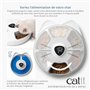 Fontaine a eau pour chat - CATIT - PIXI - 2,5L - Avec LED - Trois réglages de débit d'eau - Rose pale
