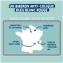 Lot de 3 biberons - DODIE - EB20 - 270 ml - Tétine plate - Rose