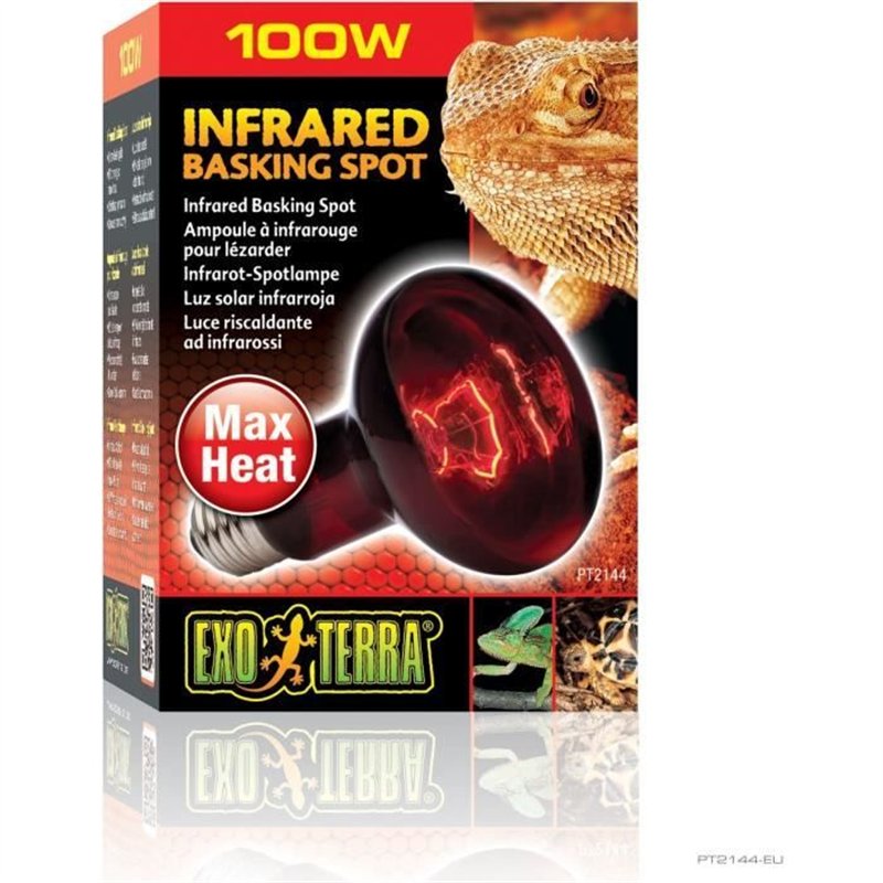 Image secondaire de Ampoule chauffante pour terrarium - EXO TERRA - Basking Spot - Chaleur infrarouge - 100W