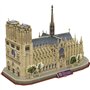 Puzzle 3D - Notre Dame De Paris - Jeu de construction - EXPLORA - 128 pieces - Des 8 ans