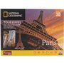 Puzzle 3D - Tour Eiffel - Jeu de construction - EXPLORA - 80 pieces - Des 8 ans