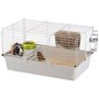 Cage - FERPLASTE - CAVIE 80X1 - 77 x 48 x 42 cm - Gris clair
