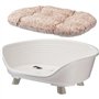 Corbeille - FERPLAST - THRONE 6 - Avec coussin relax - Blanc
