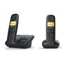 Téléphone Fixe GIGASET A 170 A Duo Noir - Répondeur - Écran rétroéclairé - Répertoire 50 contacts