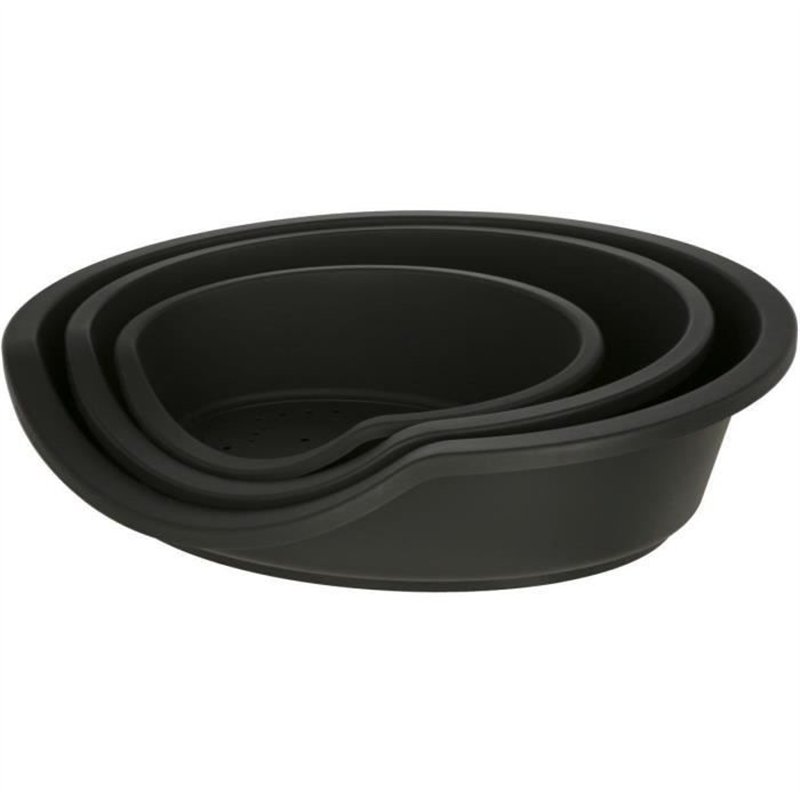 Image secondaire de KERBL - Panier / Corbeille DREAMER - Noir - Plastique recyclé - 80x60x25cm