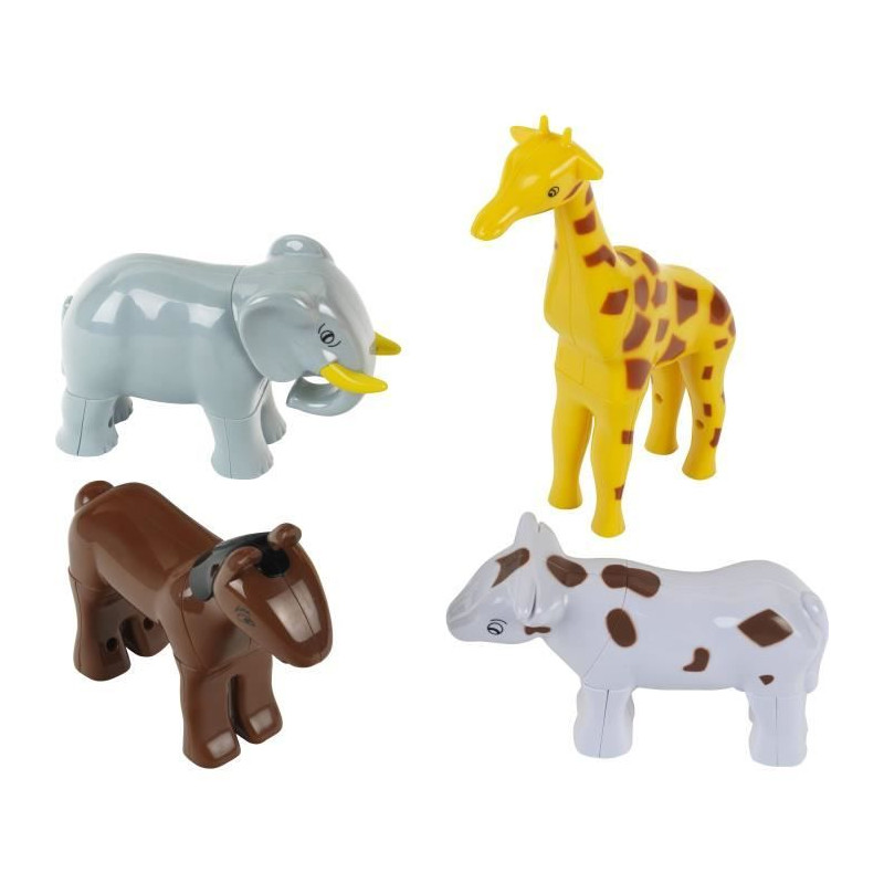 Image secondaire de Animaux magnétiques - KLEIN - 0065 - 4 grands animaux Funny Puzzle, boîte ouverte - 16 pieces - Des 12 mois