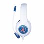 Casque gaming filaire - KONIX - PC, PS4, PS5, Switch, Xbox - Micro 45° - Câble 1,5 m - Blanc et bleu