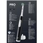 Brosse a dent électrique - ORAL-B - Pro 1 - Noire - Capteur de pression 360 - Autonomie 7 jours