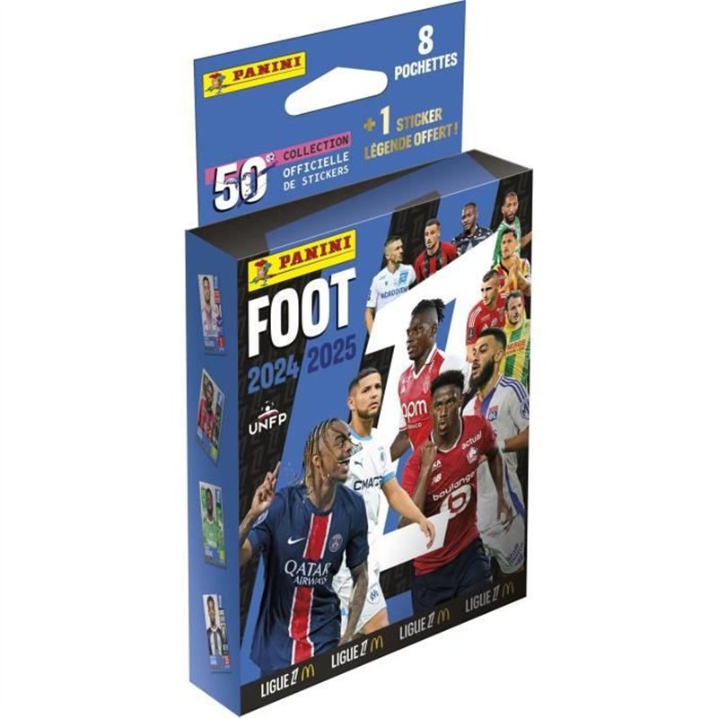 Image secondaire de Blister stickers - PANINI - Foot Ligue 1 2024-2025 McDonald's - 8 pochettes + 1 sticker légende
