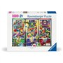 Puzzle 1000 pieces Animaux, aliens et ninjas, des 14 ans, Puzzle de qualité supérieure, Nombreux, 12001482, Ravensburger