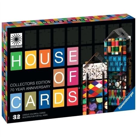 Château de cartes - House of Cards - EAMES édition - Loisir créatif - Activité détente et créative - Adulte - 18444 - Ravensburg