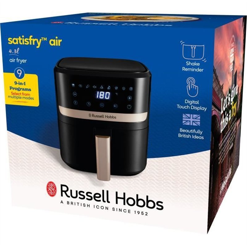 Image secondaire de Friteuse sans huile RUSSELL HOBBS - SatisFry 27610-56 - Capacité 4,3L - 9 programmes de cuisson - 1300W