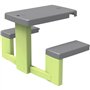 Smoby Life - Table de Pique Nique adaptable aux maisons Smoby - 2 bancs